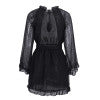 Lace up Backless Dress