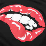 Cartoon Lip Print Top
