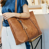 Rivet PU Leather Handbag / Shoulder Bag
