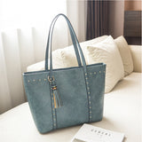 Rivet PU Leather Handbag / Shoulder Bag