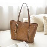 Rivet PU Leather Handbag / Shoulder Bag