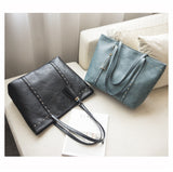 Rivet PU Leather Handbag / Shoulder Bag