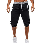 Men Sport Elastic Bermuda Sweatpants