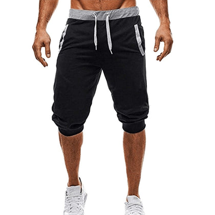 Men Sport Elastic Bermuda Sweatpants