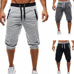 Men Sport Elastic Bermuda Sweatpants