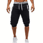 Men Sport Elastic Bermuda Sweatpants