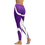 Mesh Pattern Elastic Leggings