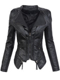 Gothic / Motorcycle Jacket Faux Leather