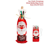 Christmas Wine Bottle Decorations