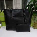 Two-piece Large Capacity PU Shoulder Bag