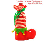 Christmas Wine Bottle Decorations