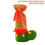 Christmas Wine Bottle Decorations