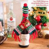 Christmas Wine Bottle Decorations
