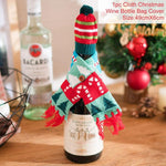 Christmas Wine Bottle Decorations