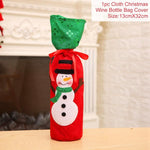Christmas Wine Bottle Decorations