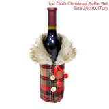 Christmas Wine Bottle Decorations