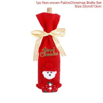 Christmas Wine Bottle Decorations