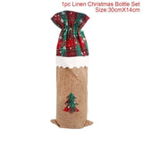 Christmas Wine Bottle Decorations