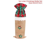 Christmas Wine Bottle Decorations