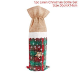 Christmas Wine Bottle Decorations