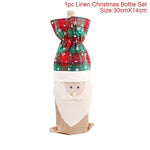 Christmas Wine Bottle Decorations