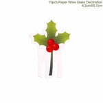 Christmas Wine Bottle Decorations