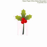 Christmas Wine Bottle Decorations