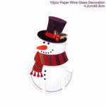 Christmas Wine Bottle Decorations