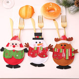 Santa / Reindeer Tableware Holder