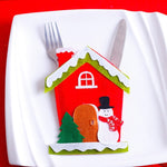 Santa / Reindeer Tableware Holder