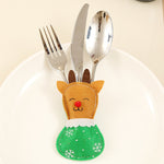 Santa / Reindeer Tableware Holder