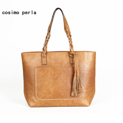 Leather Large Capacity Bag