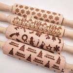 Christmas Wooden Rolling Pins
