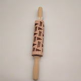 Christmas Wooden Rolling Pins