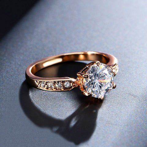 Austrian Crystal Zircon Ring