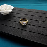 18K Gold/Platinum Ring