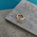 18K Gold/Platinum Ring