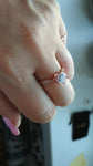 Austrian Crystal Zircon Ring